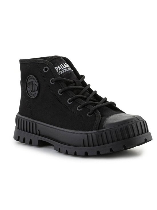 Palladium Shoes - Palladium Pallashock Mid OG Black Unisex M7/W 8.5